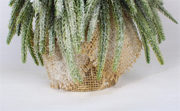 Decorações de Natal verdes para festas de fim de ano em casa com acabamento em gelo