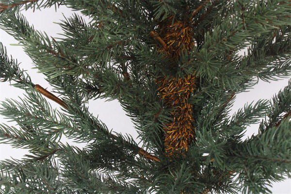 Pequenas decorações de Natal com neve