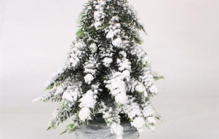 Decorações de Natal em Pote Branco