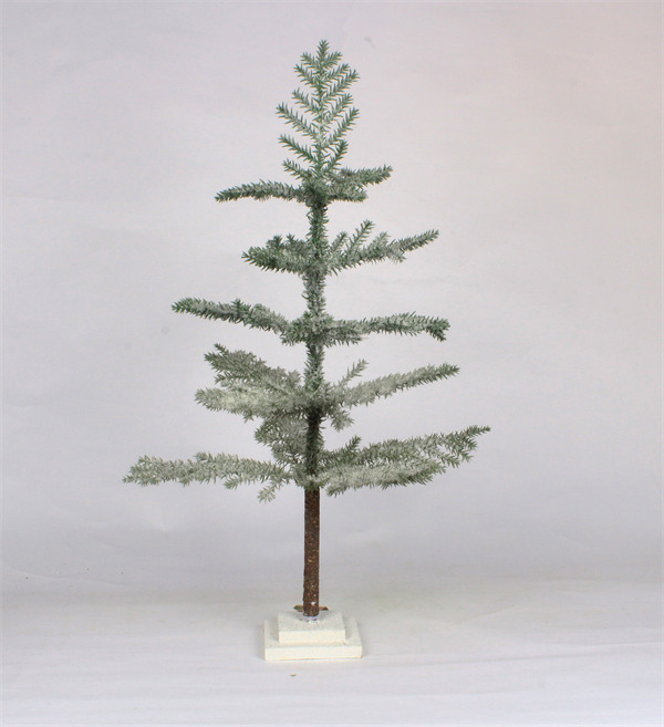 Christmas Decorations with Wood Base Ice Finish.jpg