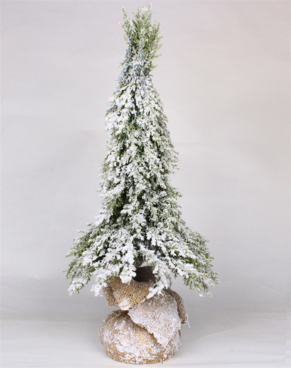 Green Christmas Decorations for Holiday Party Home Snow Finish.jpg